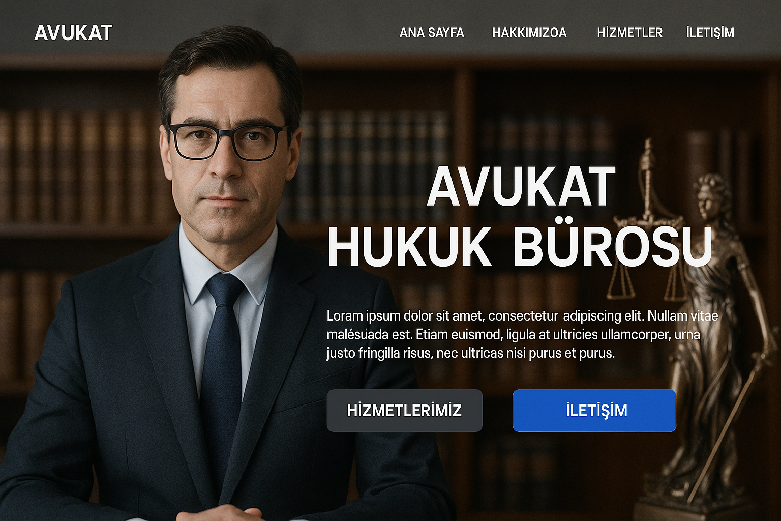 Avukat Hukuk Bürosu Web Tasarım