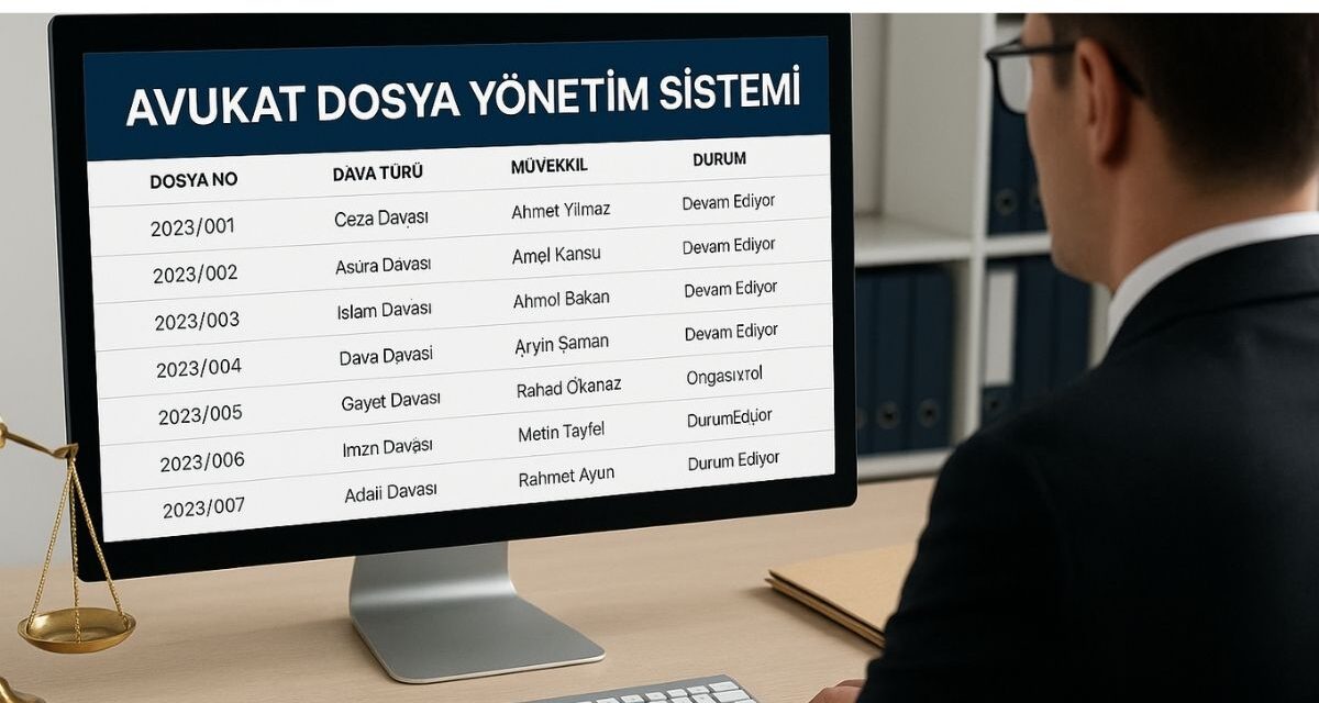 Avukat Dosya Yönetim Sistemi